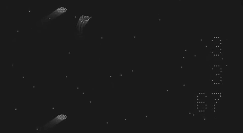 Computer Space arcade game from 1971