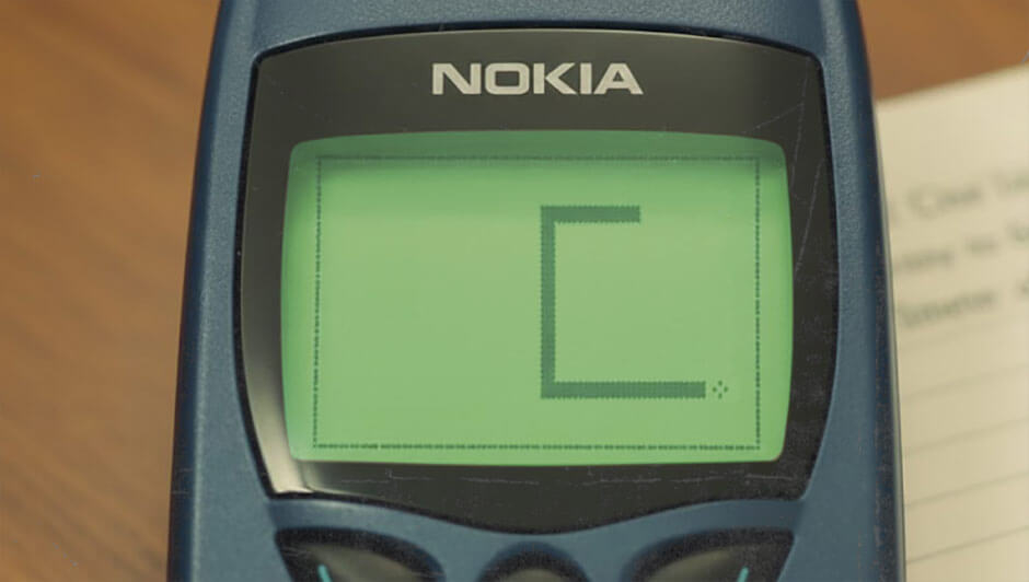 Snake game created by Taneli Armanto running on a classic Nokia phone
