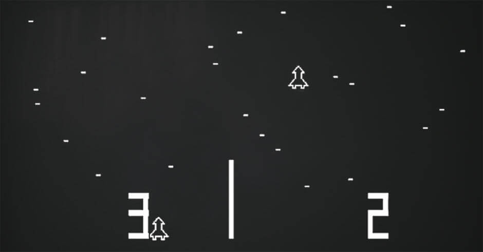 Space Race arcade game by Atari from 1973
