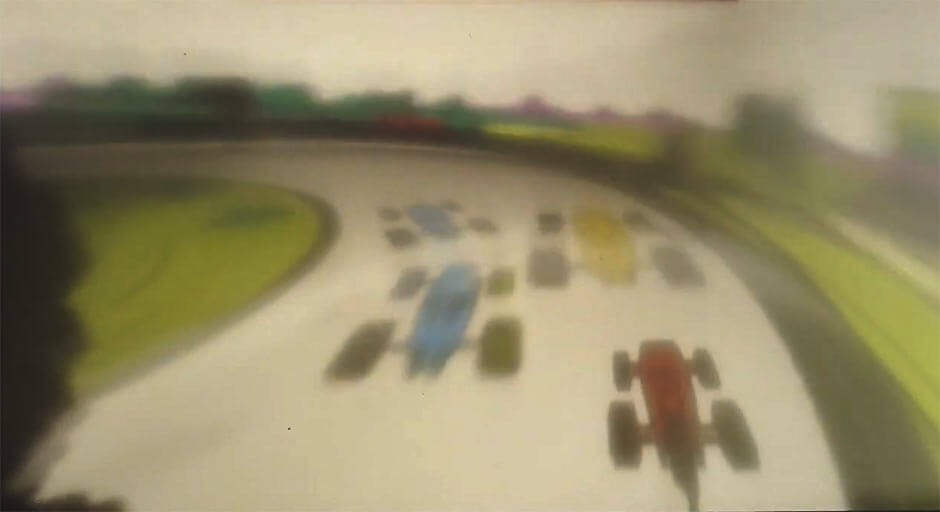 Speedway arcade racing game from 1969